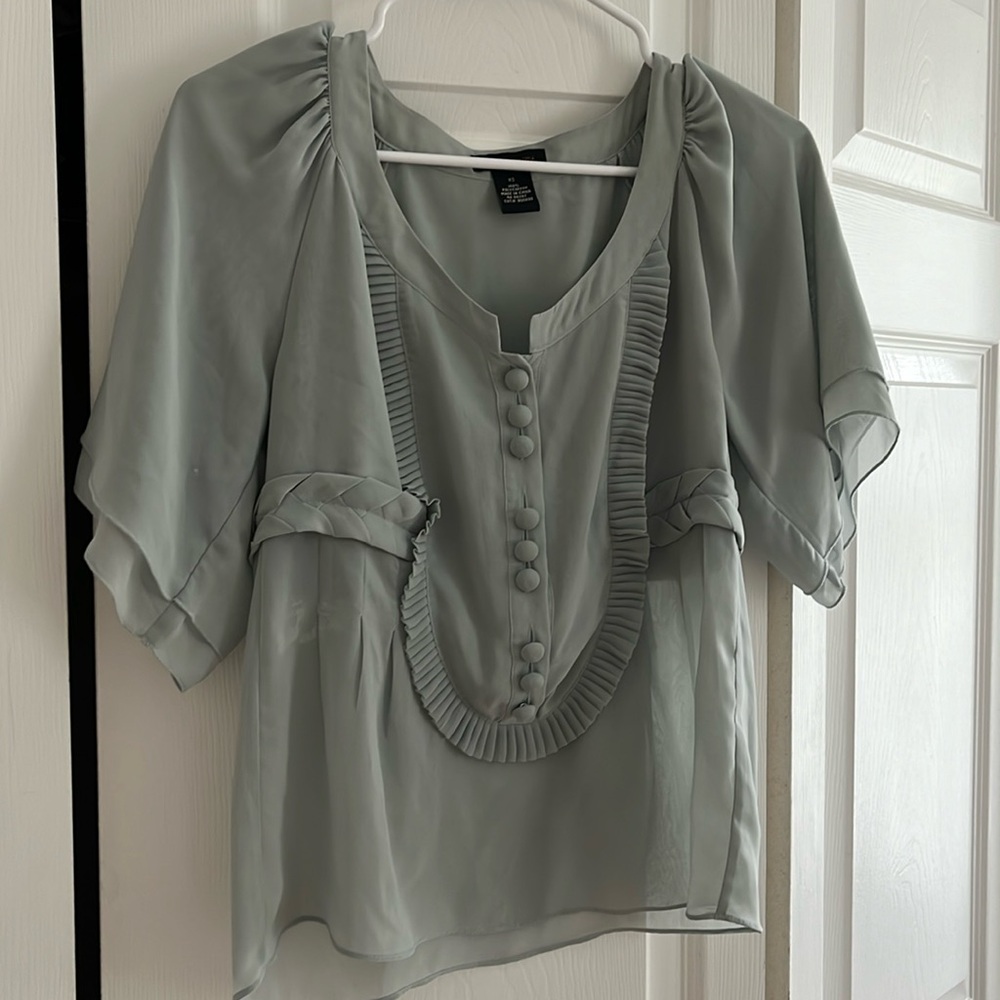 BCBG Seafoam Blouse